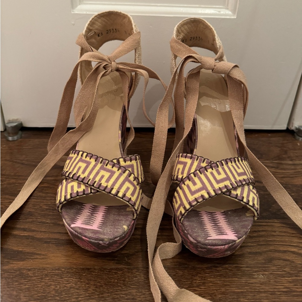 Theodora And Callum Wedge Heels View 2